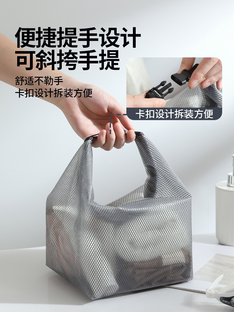 Swimming Fitness Waterproof Storage Bag Clothing Dry and Wet Separation Large Capacity Drawstring Bag Men and Women Outdoor Travel Toiletry Bag