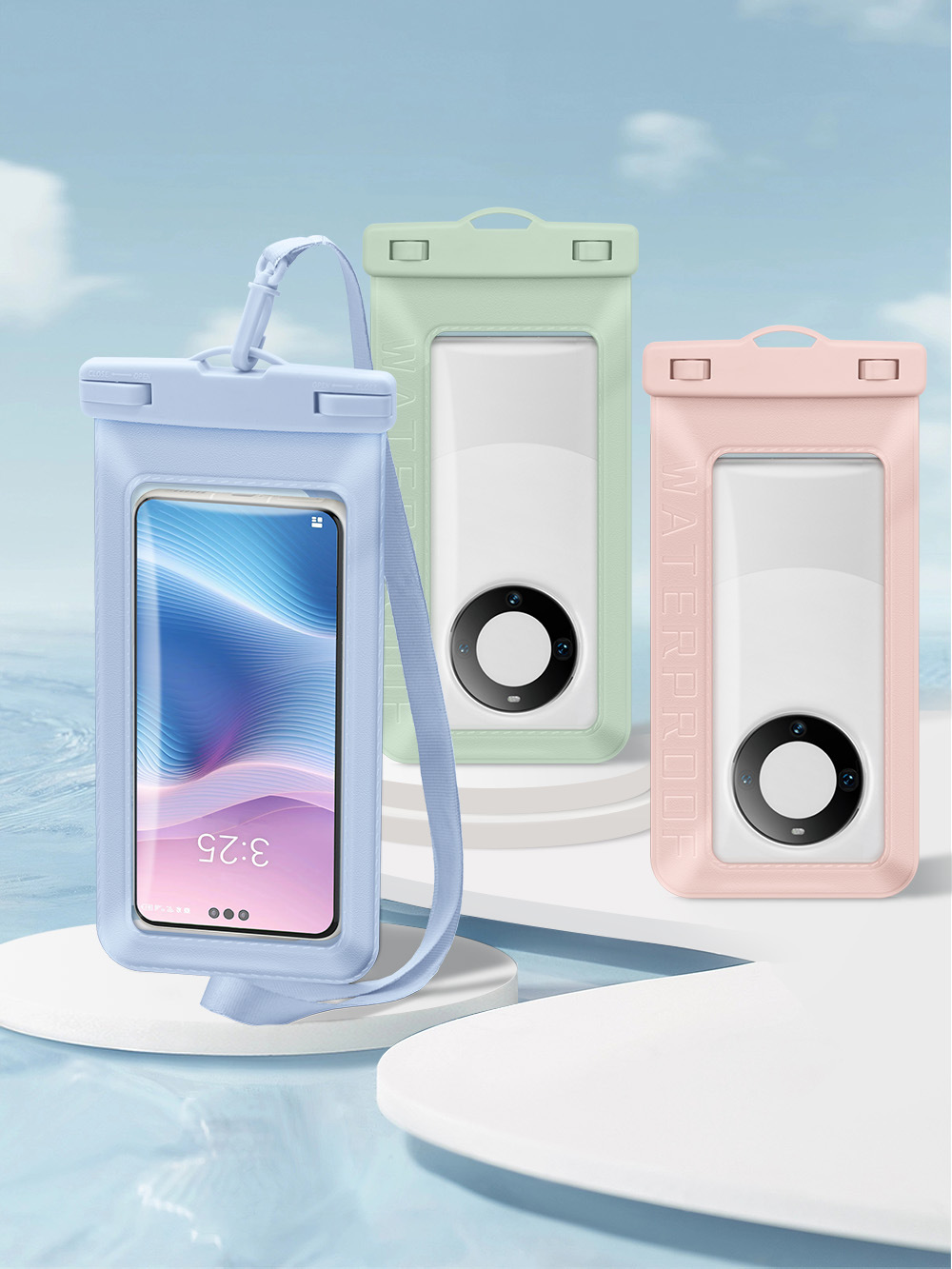 Source Factory New Mobile Phone Waterproof Bag Transparent Swimming Waterproof Bag Large Size Mobile Phone Waterproof Case with Logo