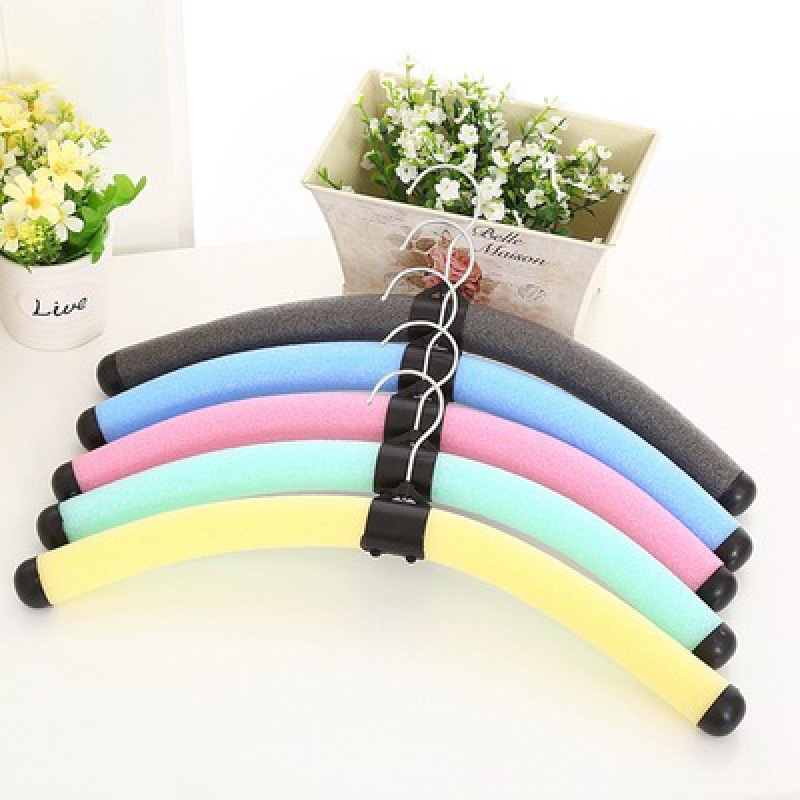 Children's Colorful Foam Hangers, Sponge Hangers, Clothing Store Hangers, Can Be Bent Freely, Recommended for Street Stalls