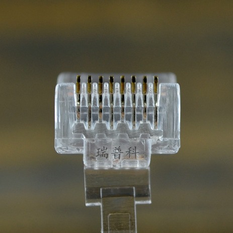 Factory Direct gold-plated RJ45 Crystal Head Six UTP non-shielded Crystal Head CAT5E CAT6 Crystal Head 8P8C