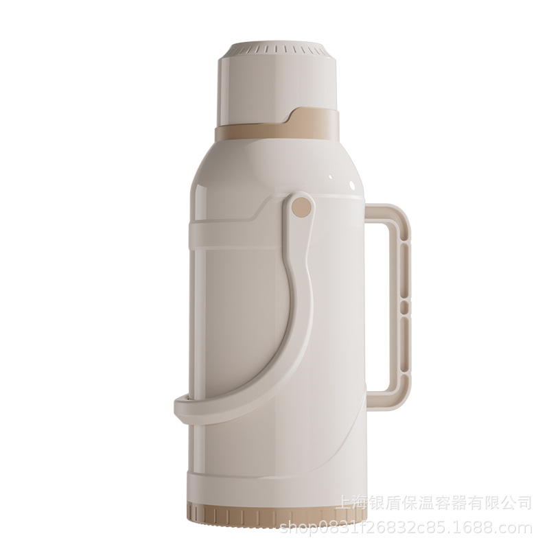 Silver Shield Thermos Household Thermos Kettle Boiling Water Kettle Old-Fashioned Tea Bottle Teapot Large Capacity Portable Student Dormitory