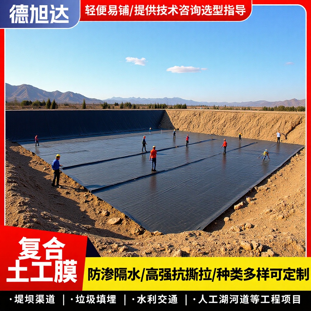 Геомембрана для контроля наводнений, оптовая продажа