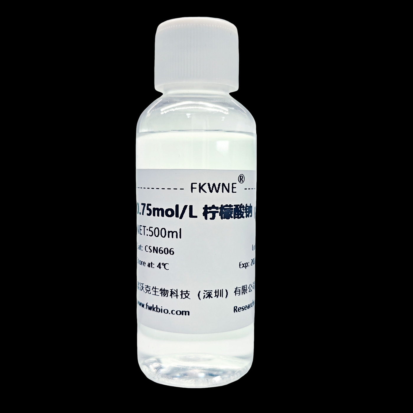 0.75m Sodium Citrate Solution Buffer Solution Sodium Citrate Buffer Solution for Scientific Research and Testing Safety Buffer
