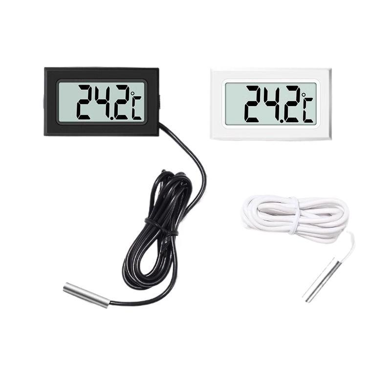 Digital Display Thermometer with Probe, High-Precision Fish Tank Breeding Special Digital Temperature Sensor, Fish Tank Temperature
