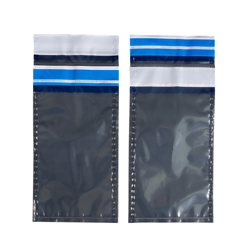 Anti-counterfeiting sealed bag mobile phone cash bill plastic bag bank teller outlet sealed bag transparent PE anti-counterfeiting bag