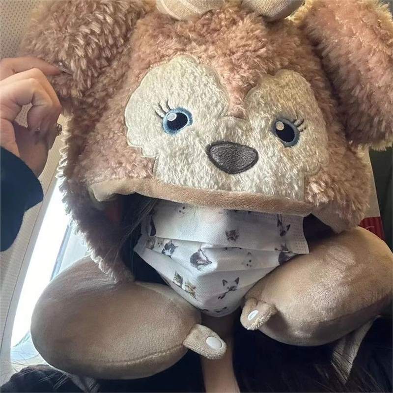 Shirley Mei Hat Headgear U-Shaped Pillow Airplane Travel High-Speed Rail Women's Autumn and Winter Travel Pillow Neck Protector Car Office