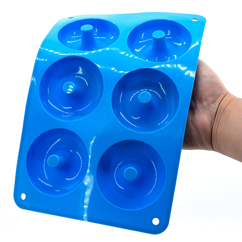 Silicone Donut Mold Sticky Baking Pan Round Baking Cake Jelly DIY Cookie Silicone Baking Mold