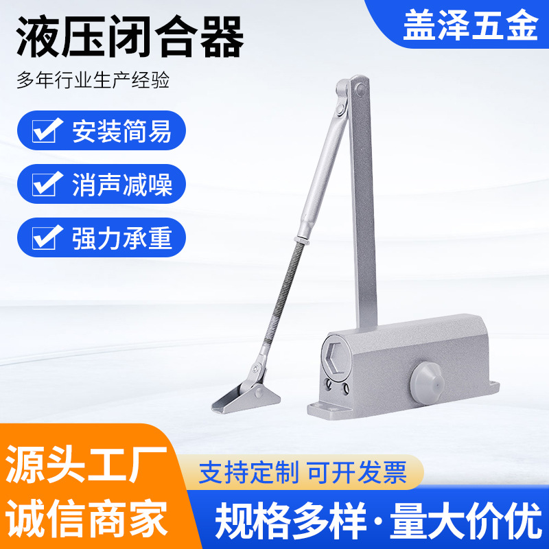 Прямые поставки автоматического доводчика для противопожарных дверей, 180 градусов, 55 кг, оптовая продажа