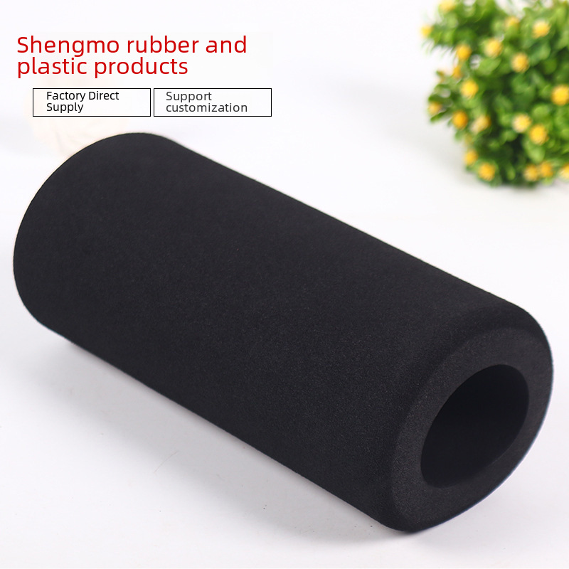 Fitness Equipment Black Straight Big Foam Source Factory Sponge Protective Handle NBR Rubber Foam Tube