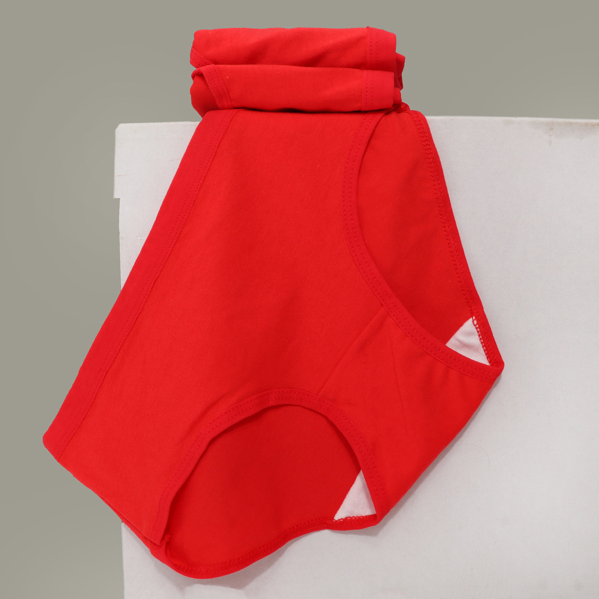 Хлопковые трусики для девочек, для школьниц, красные, оптом