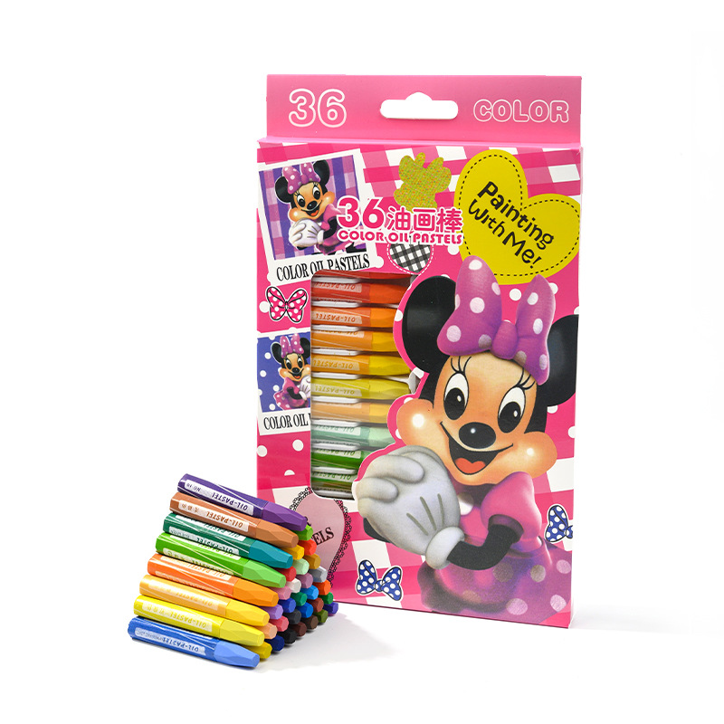 Hexagonal Oil Pastels 6 Colors 36 Colors Kidsren's Washable Brushes Environmentally Friendly Coloring Stick Art Painting Stick