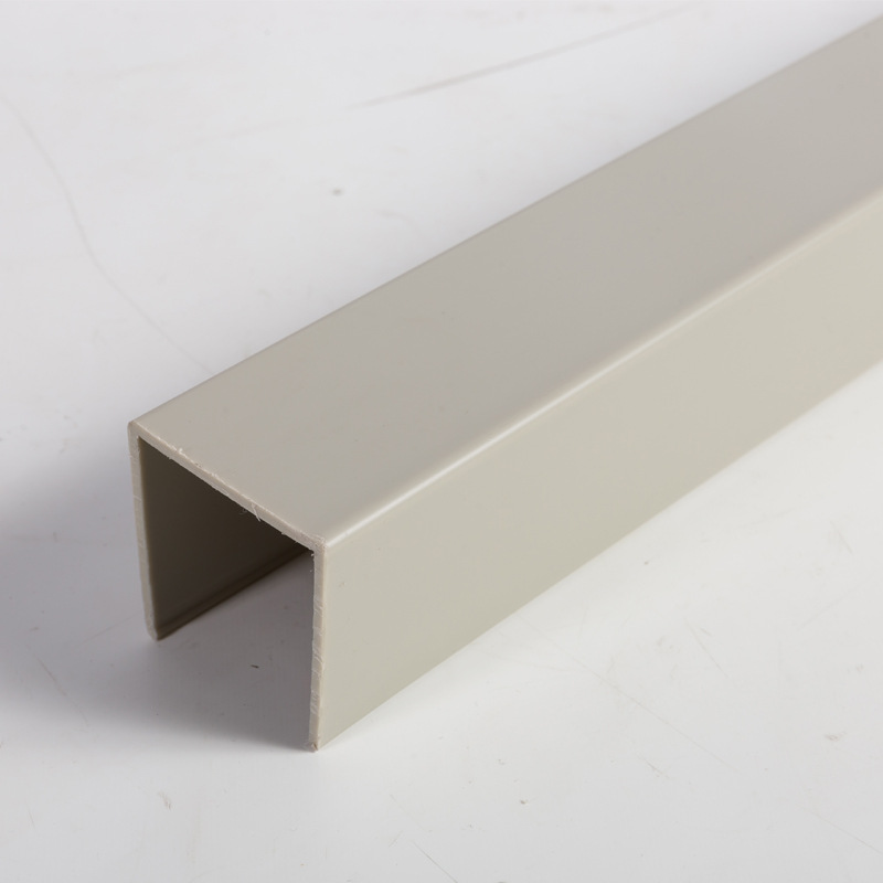 Customized Flame Retardant Ppu-Shaped Groove Pvc Special-Shaped Profile Extrusion Profile Plastic Ppu-Shaped Groove Pp Edge Groove Square Profile