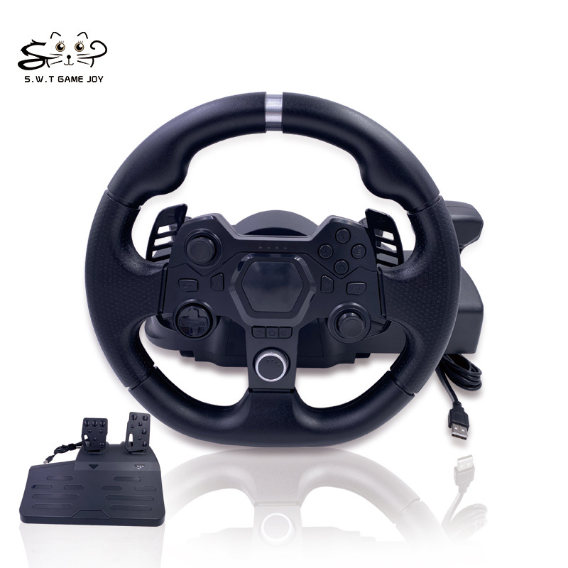 7-в-1 кросс-бордерное игровое рулевое колесо, совместимое с PC/PS3/PS4/Xbox One/Switch
