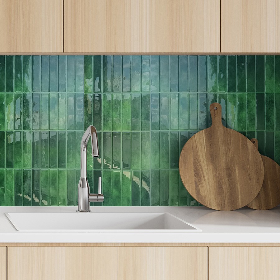 European and American Wholesale Imitation Tile Self-Adhesive 3D Stereo Epoxy Wall Stickers Kitchen Stickers Bathroom Waterproof Tile Wallpaper