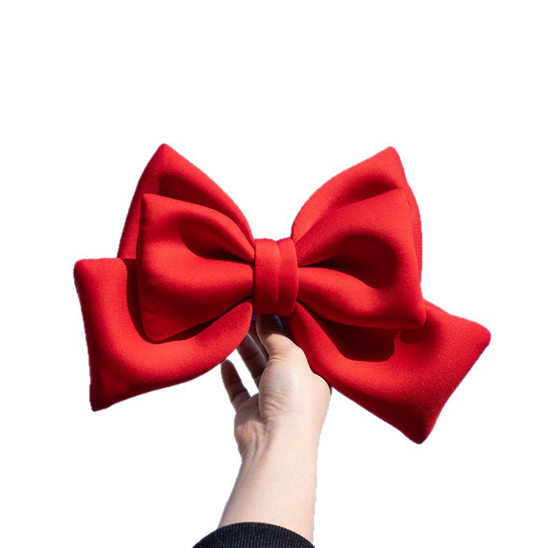 Helmet Decoration Bow Electric Battery Car Accessories Riding Accessories Internet Celebrity Same Style Oversized Trunk Decoration