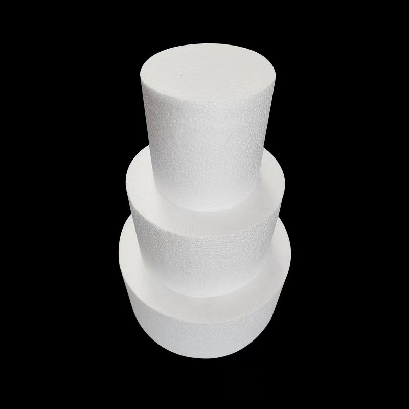 Foam cylindrical foam cake model foam flower arrangement filled foam props practice with EPS board processing customization