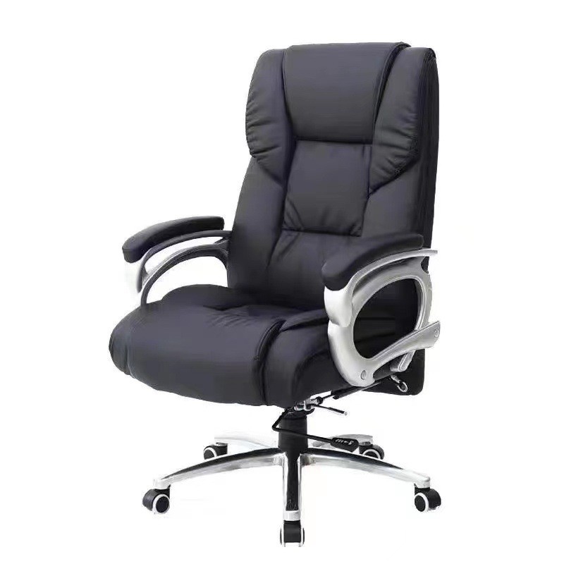 Boss Chair, Executive Chair, Manager Chair, Genuine Leather, Simple and Comfortable, Sedentary Swivel Chair, Office Chair, Lift, Reclining Computer Chair