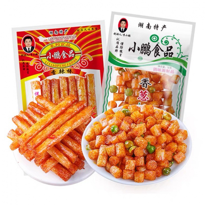 Острые палочки со вкусом ребрышек Ли Сяопэна, ностальгические закуски 90-х