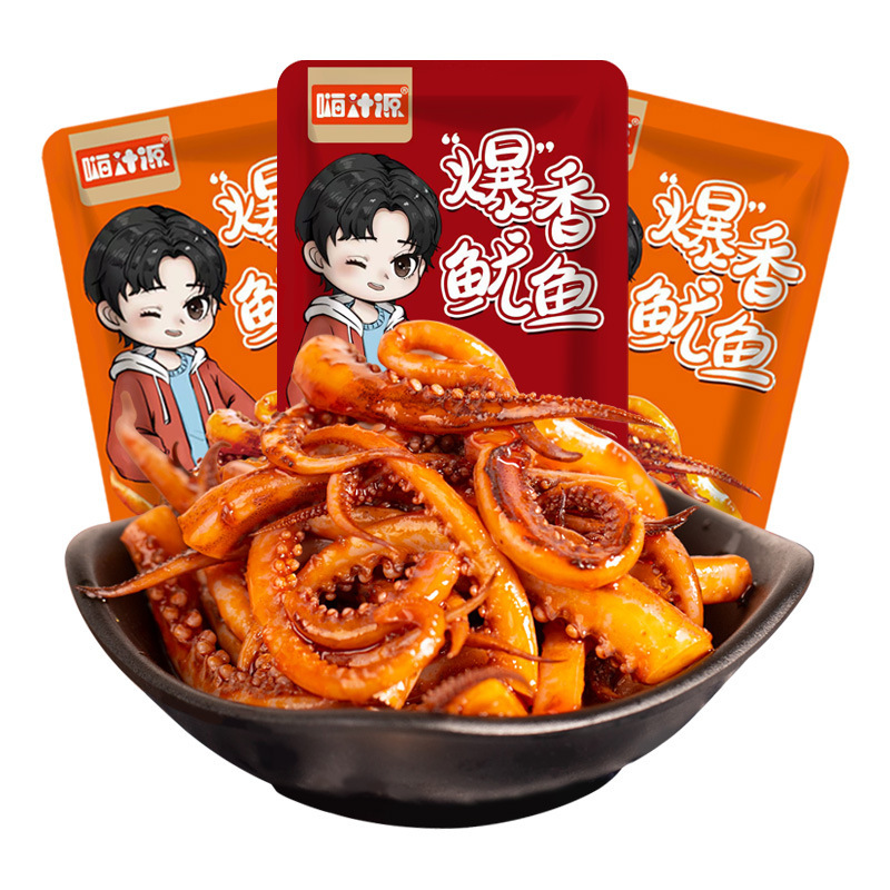 [Exclusively Available in Lightning Warehouse] Hi Juice Spicy Spicy Squid Tentacle Snacks about 10G/Bag (Random Flavor)