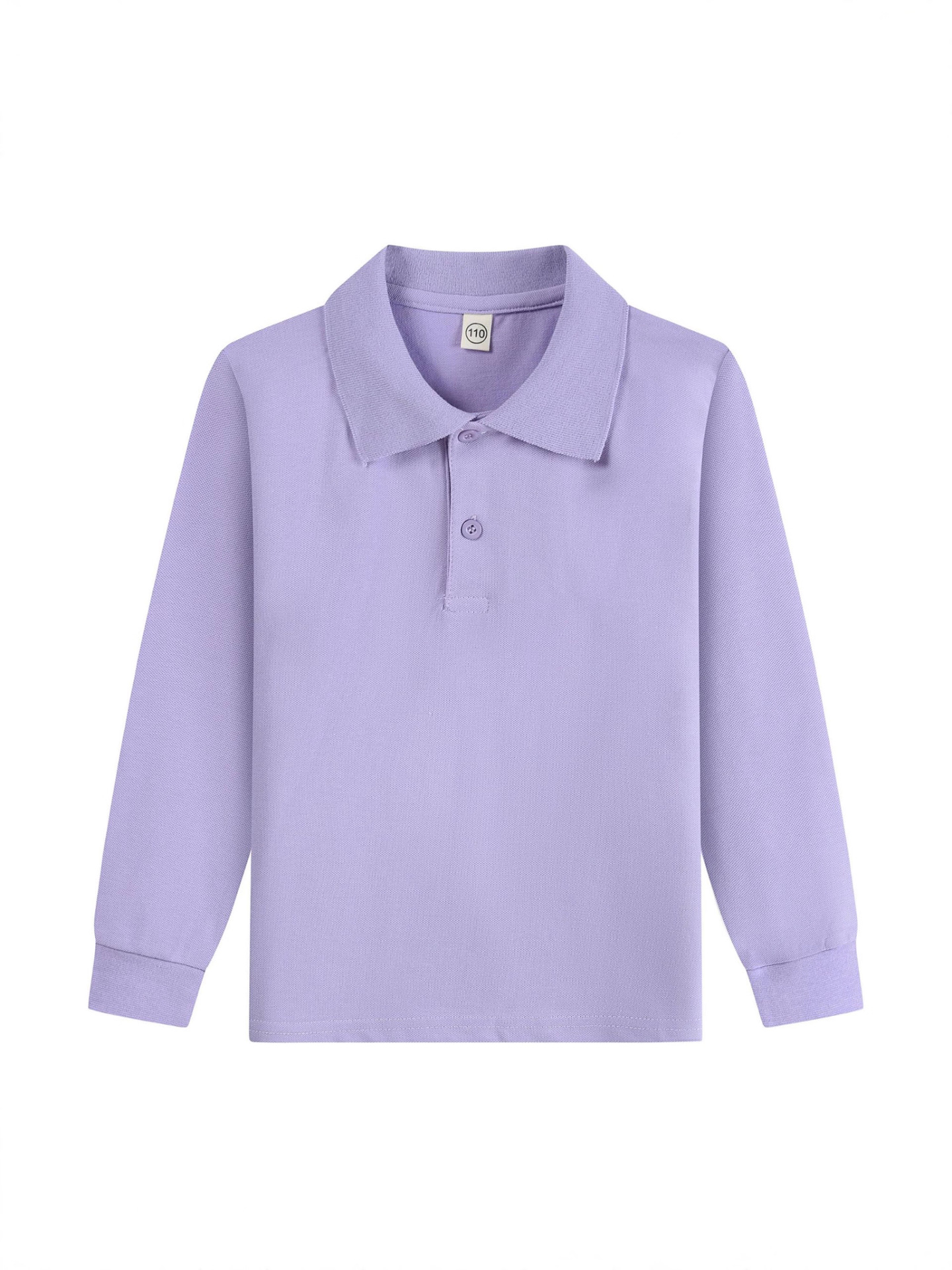 Boys' polo shirt long sleeve T-shirt children's cotton school uniforms girls lapel garden clothes White bottoming shirt a generation of hair