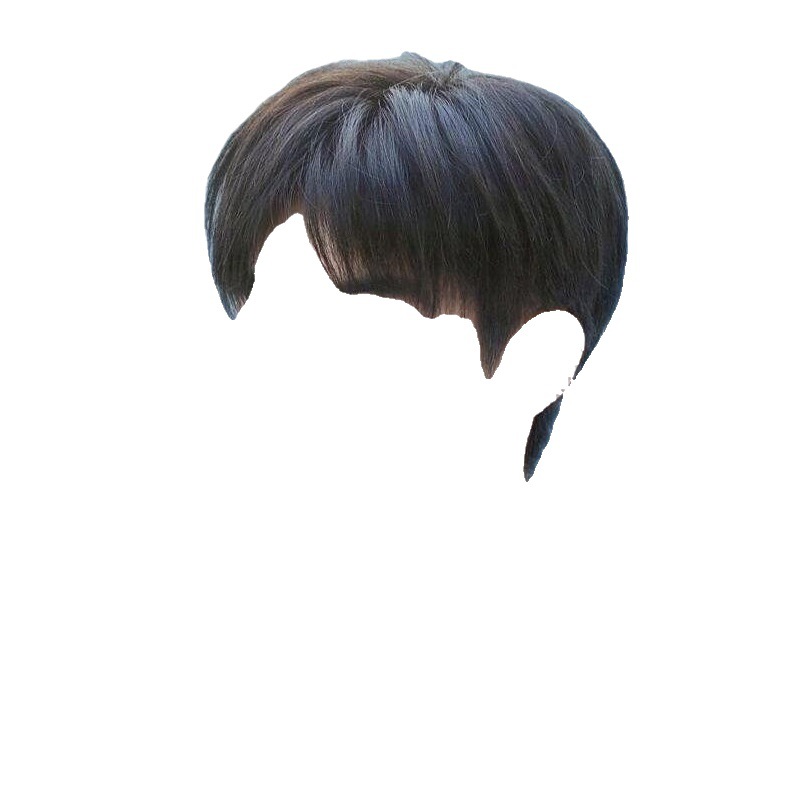 in stock net red wig with bangs and short hair naturally fluffy Korean men's wig factory supply a generation of hair