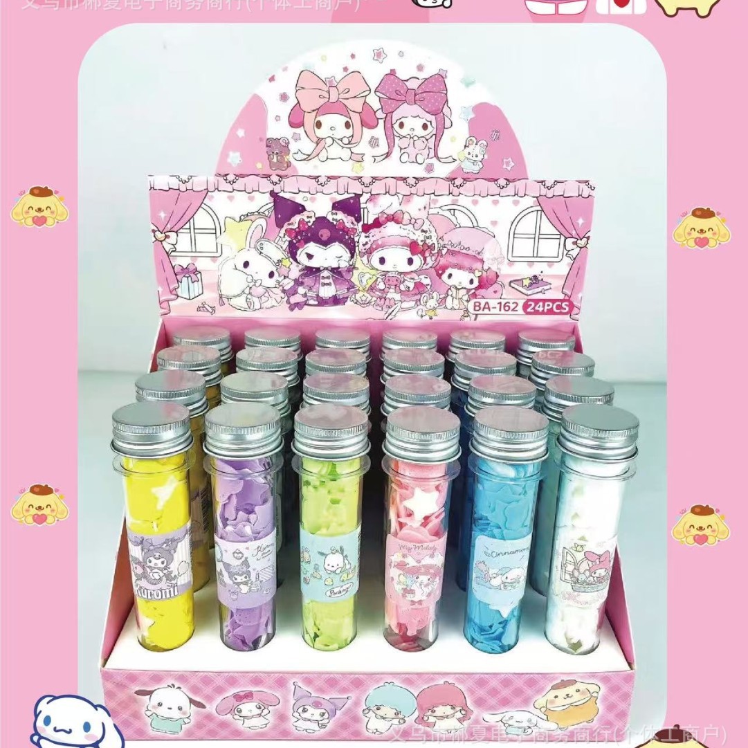 Cute Cartoon Shape Colorful Soap Flakes Creative Disposable Hand Washing Flakes Fun Portable Student Soap Flakes