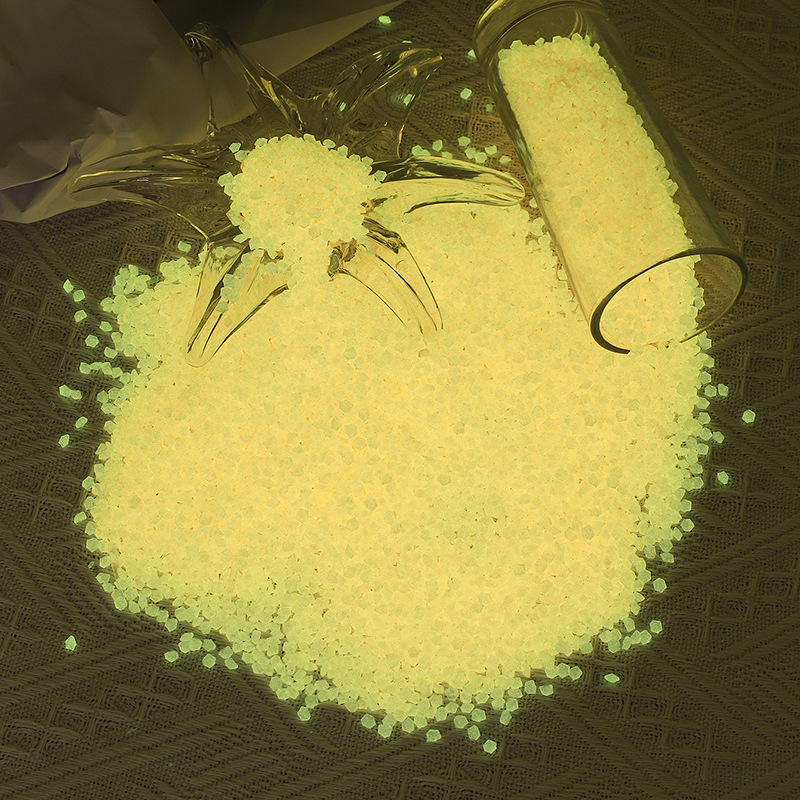 3-5mm luminous sand luminous gardening aquarium fish tank landscape colorful stone wishing bottle luminous particle sand wholesale