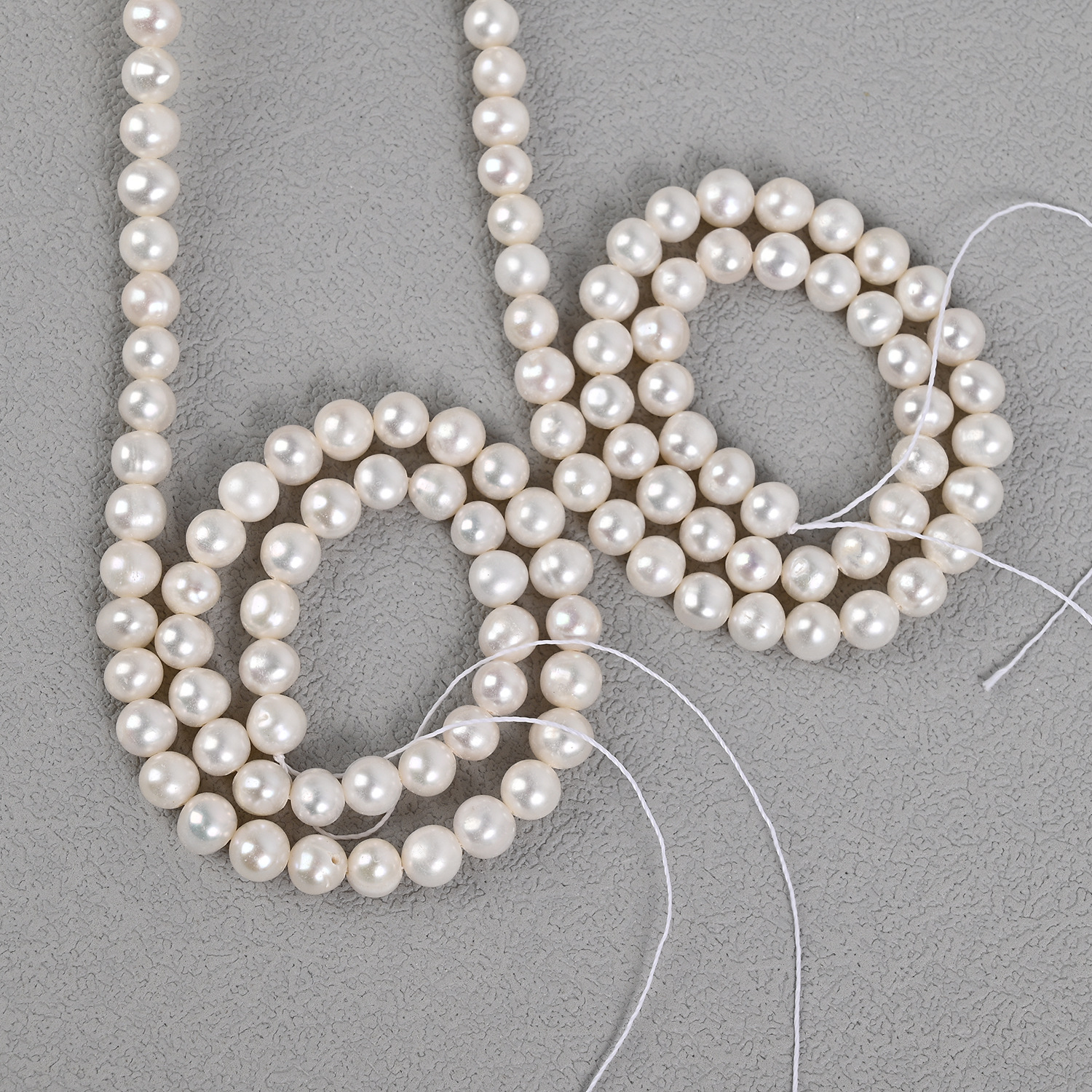 Nearly Round Natural Freshwater Pearls 3-10mm Semi-Finished Beads DIY Sweater Chain Necklace Bracelet Wholesale Affordable