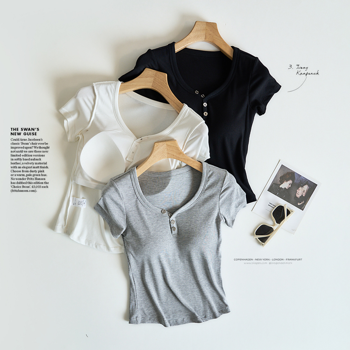 Женская летняя тонкая облегающая трикотажная блузка с половинным рукавом и вставками для груди, интегрированная базовая футболка без бюстгальтера