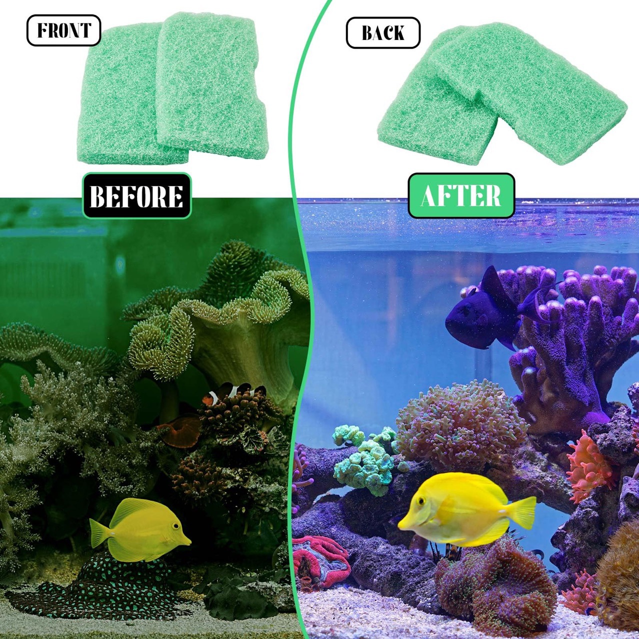 Phosphate Remover Filter Pad Fluval 306/307/406/407 Fish Tank Replacement Aquarium