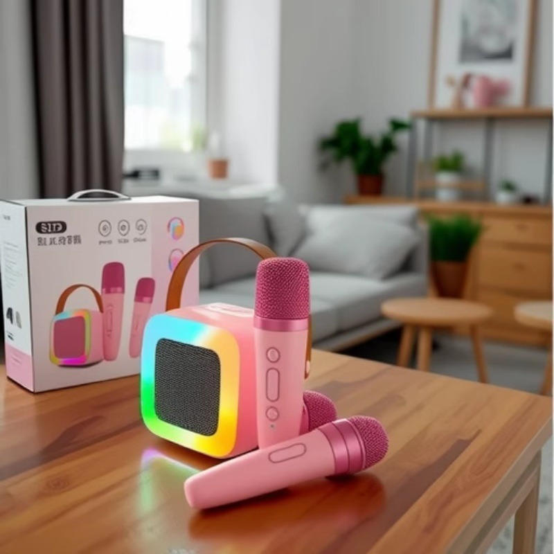 Sy13 Bluetooth Audio Mini Handheld Microphone Singing All-In-One Machine Kidsren's Home Audio Karaoke Wireless K12