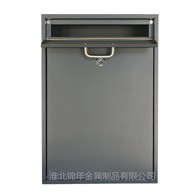 Большой настенный почтовый ящик из нержавеющей стали, простой и надежный