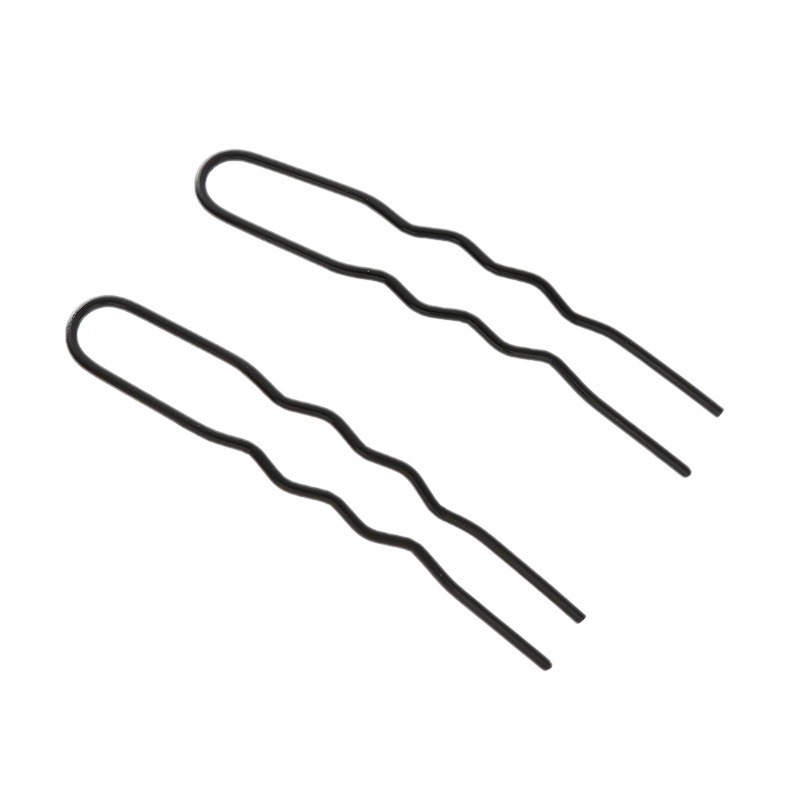 Lazy Hair Curler matte iron hairpin hair plug ball head hair updo tool U-shaped comb hair braiding artifact headdress