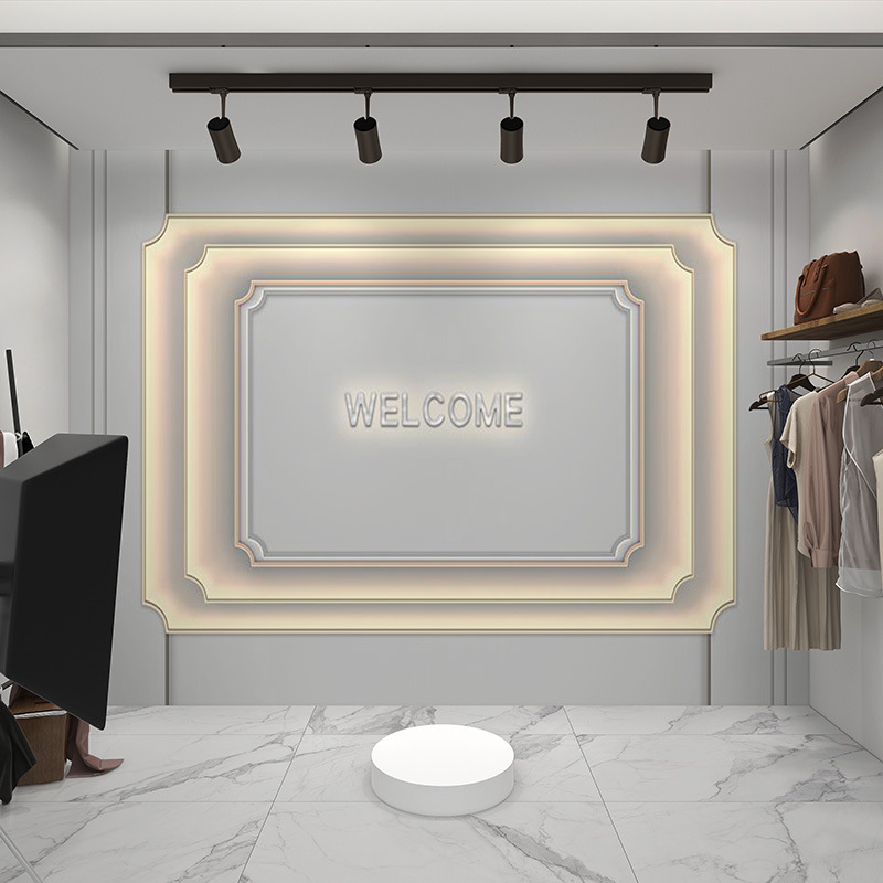 Internet Celebrity Live Broadcast Room Background Wall 3D Stereo Wallpaper Classy Anchor Mural Classy Women's Wallpaper Clothing Wall Cloth