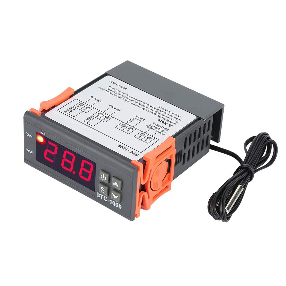 STC-1000 digital temperature controller aquarium incubator electronic digital microcomputer temperature controller switch