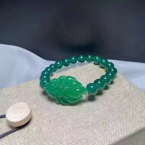 Agate chalcedony fox nine-tailed fox bracelet fox bracelet foreign trade Vietnam jade fox bracelet live