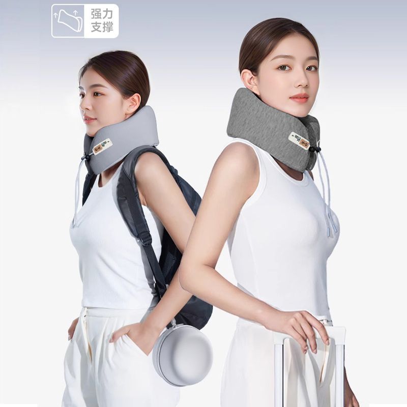 Aircraft Travel High-Speed Rail U-Shaped Pillow Neck Pillow Cervical Sleeping Pillow Neck Portable Memory Foam Pillow for Business