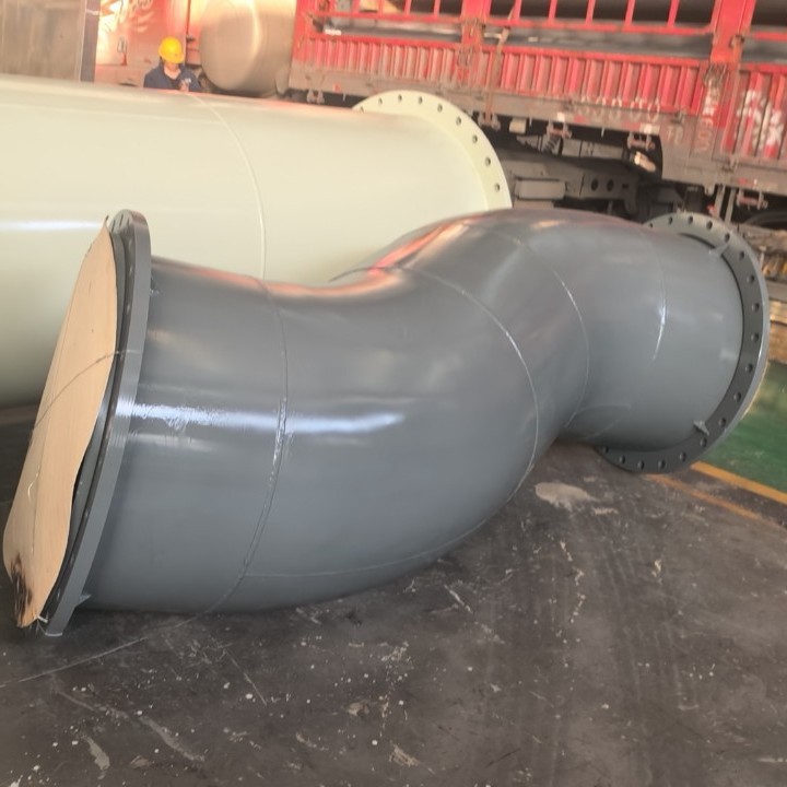 Seamless Plastic-Lined Pipe Fittings, Seamless Overall Molding, Chemical Anti-Corrosion Pipe Anti-Leakage Elbow, Tee