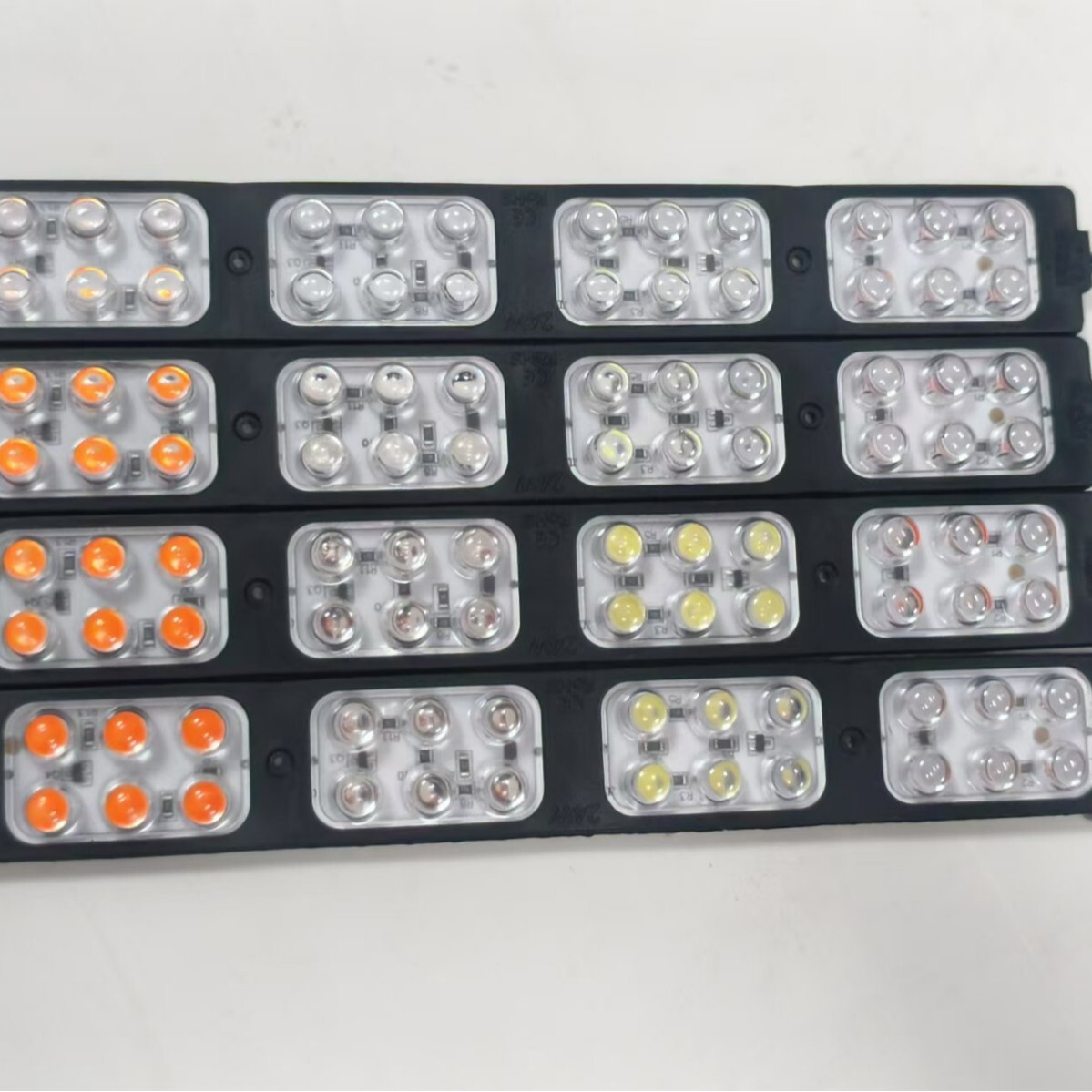 Dc12V Led2835 инъекционный модуль 24 лампы/точечные лампы, красный, белый, синий, желтый, стробоскоп, прямая продажа с завода, полуподвешенный