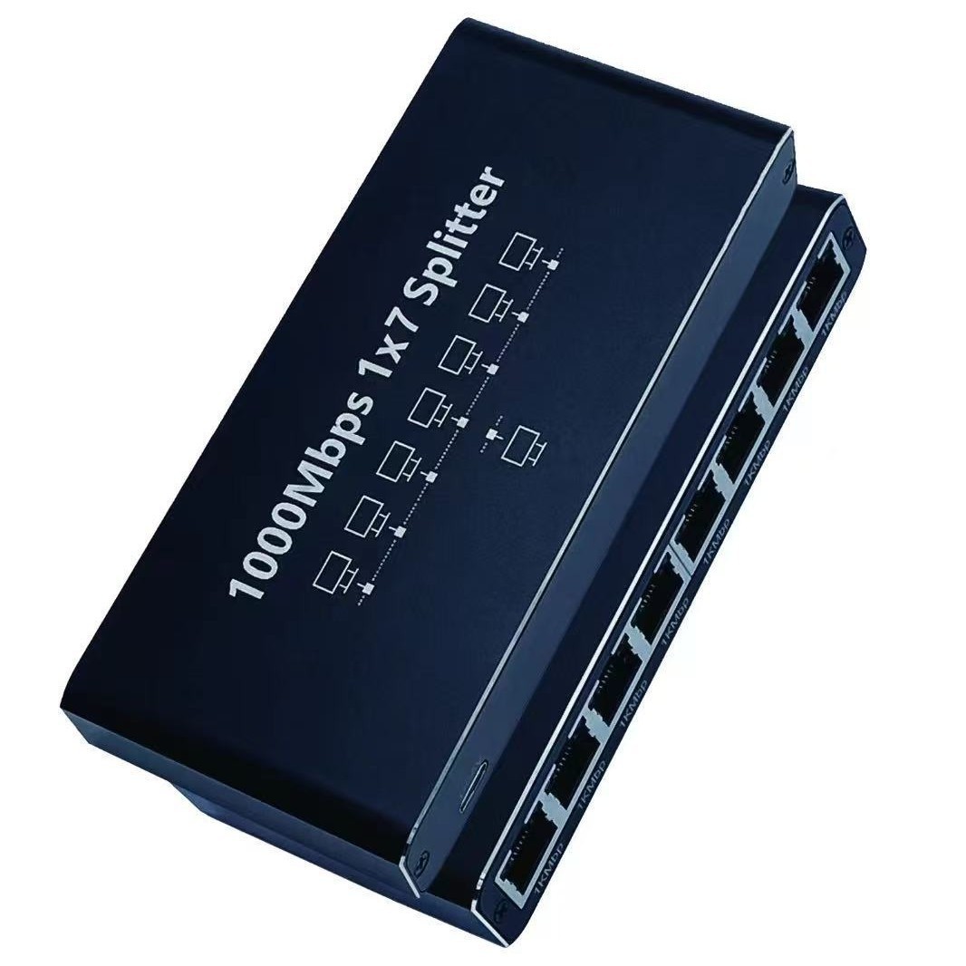 RJ45 Gigabit Network Distributor Network Cable 1-3 Broadband Network Routing Route 1-2 Distributor Adapter