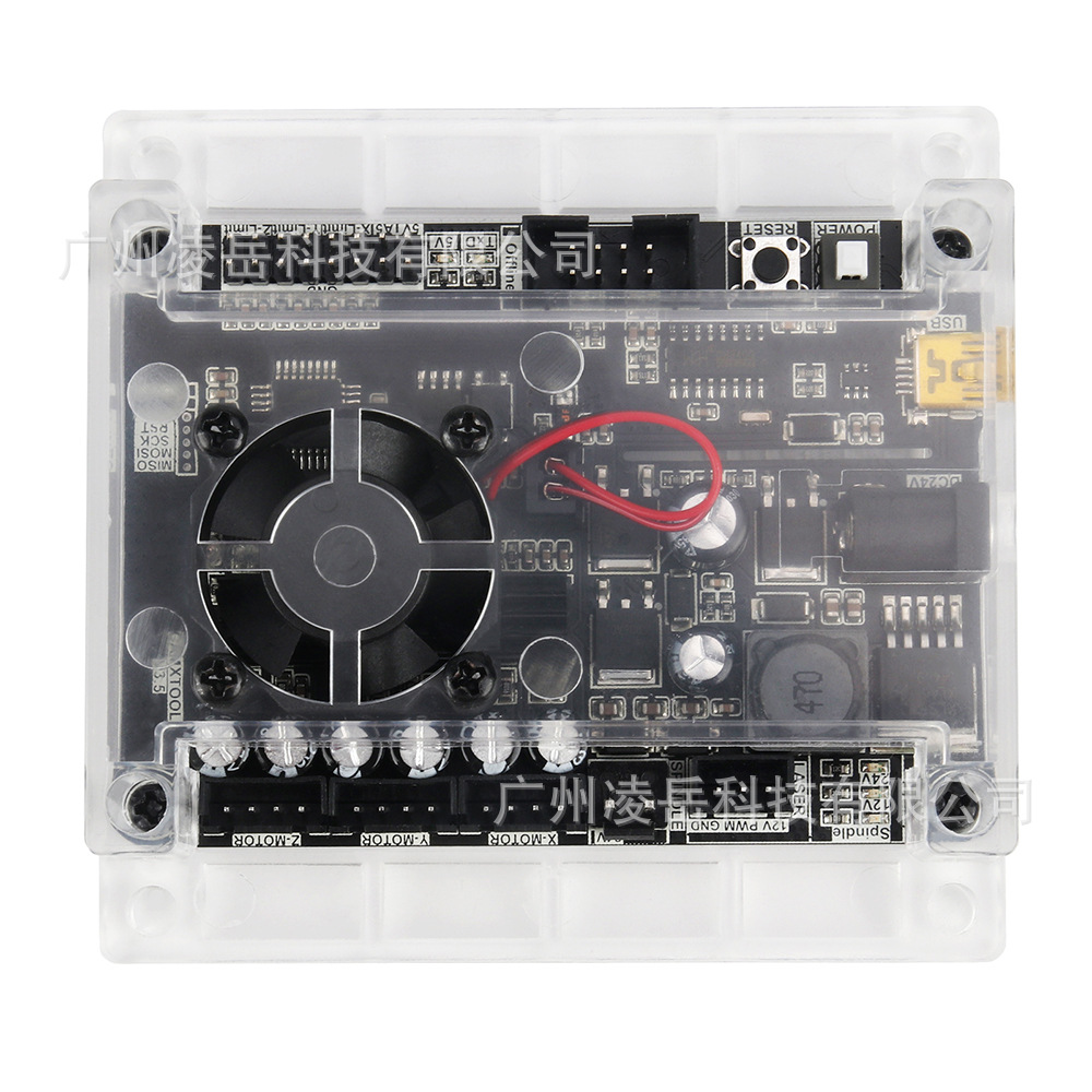 Cnc Laser Engraving Machine Grbl Control Board Spindle Dust Cover Rotary Axis Milling Cutter Relief Emergency Stop Accessories