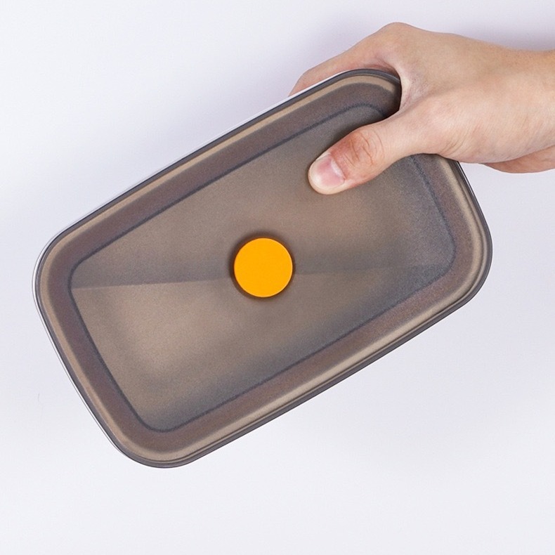 Household Stainless Steel Refrigerator Refrigerated Storage Box Outdoor Portable Rectangular Sealed Storage Box Sealed Box