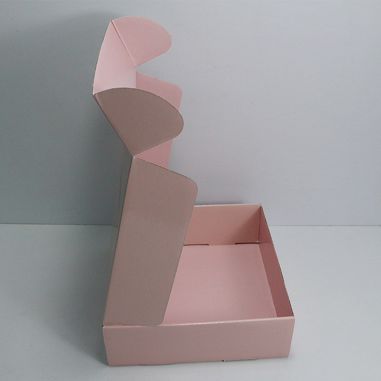 Custom Printed Colorful Box Corrugated Hard Airplane Box Intimates Carton Colorful Jk Uniform Box Clothing Shoe Box