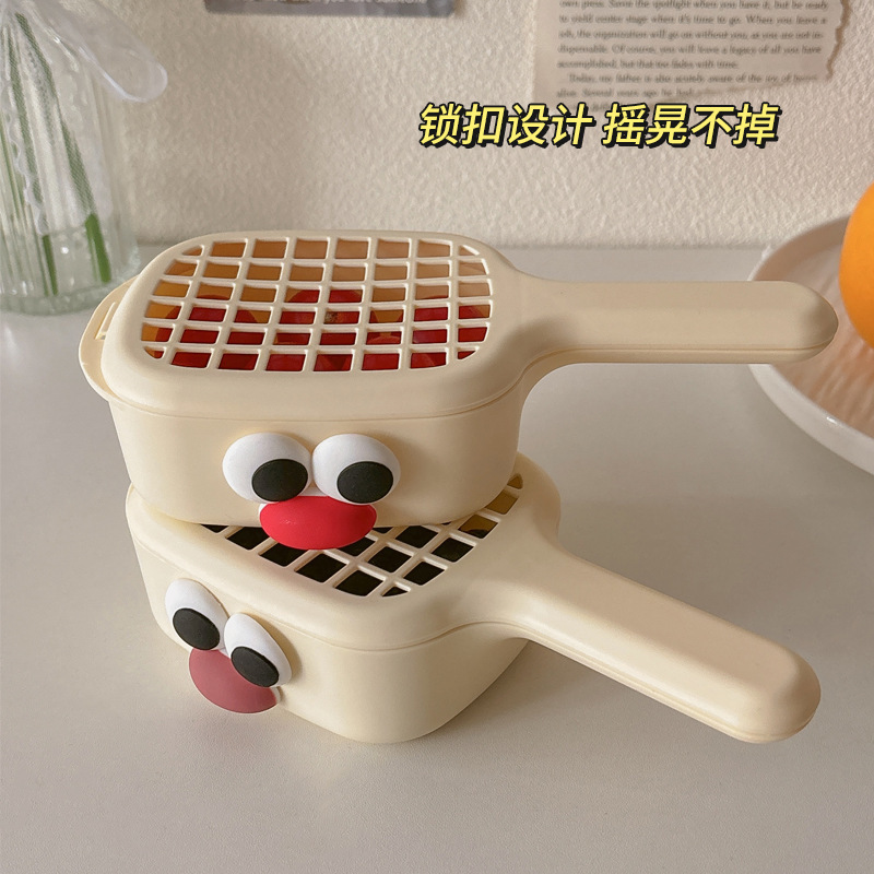 Мини корзина для мытья фруктов в японском стиле новая стильная кухонная корзина для мытья черники и помидоров с ручкой не мокрые руки