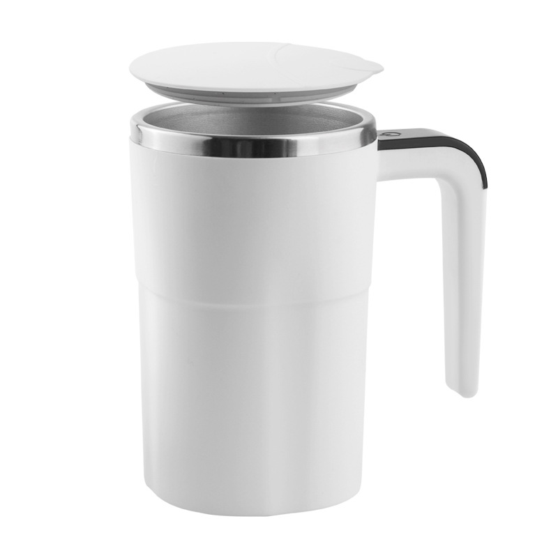 Cross-border intelligent temperature measurement magnetic automatic mixing cup electric portable coffee cup milkshake cup fitness protein shake cup