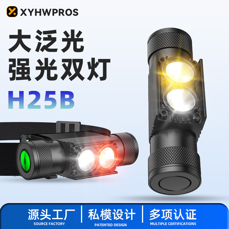 Xinyang новый алюминиевый сплав налобный фонарь сильный свет 18650 литий-ионный аккумулятор долгий срок службы перезаряжаемый LED фонарь