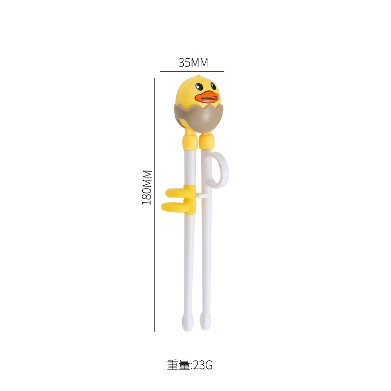 Children's Training Chopsticks Baby Correct Learning Mother and Baby Portable Cartoon Cat Chopsticks Card Packaging Two-Stage Practice Chopsticks