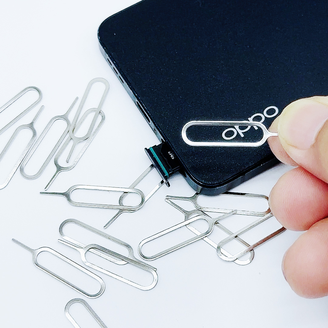 Sim Card Needle Sim Card Mobile Phone Card Removal Needle iPhone Suitable for Apple Card Insertion Needle Bulk Wholesale Thimble Accessories