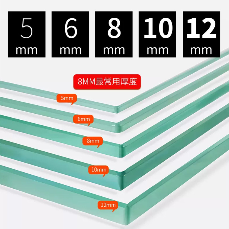 Customized 3--12mm Tempered Glass Panel Customized Tempered Glass Glass Panel Tea Art Tempered Glass Panel