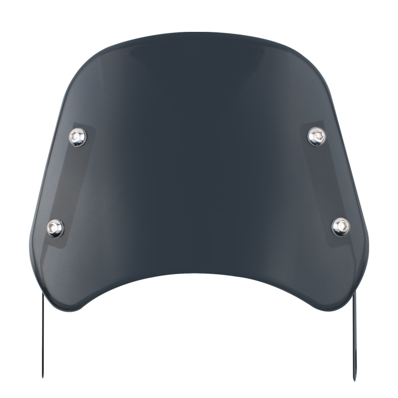 Suitable for Niu Electric Scooter Windscreen, Motorcycle Retro Headlight Wind Shield, Modified Universal Wind Deflector